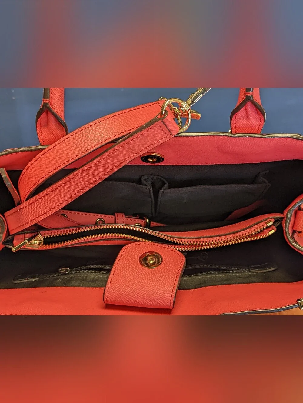Rebecca Minkoff Satchel Handbag - Coral Pink - Used
